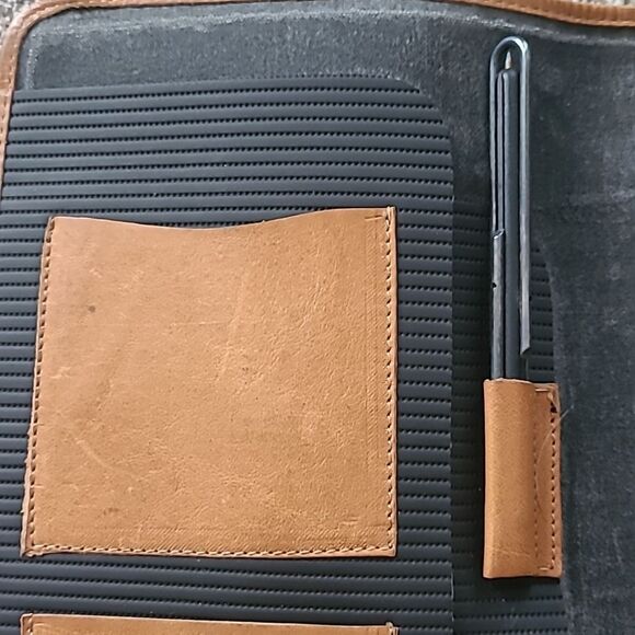 EUC Gianfranco Lotti messenger portfolio bag made in Italy w/ pen - Picture 4 of 10